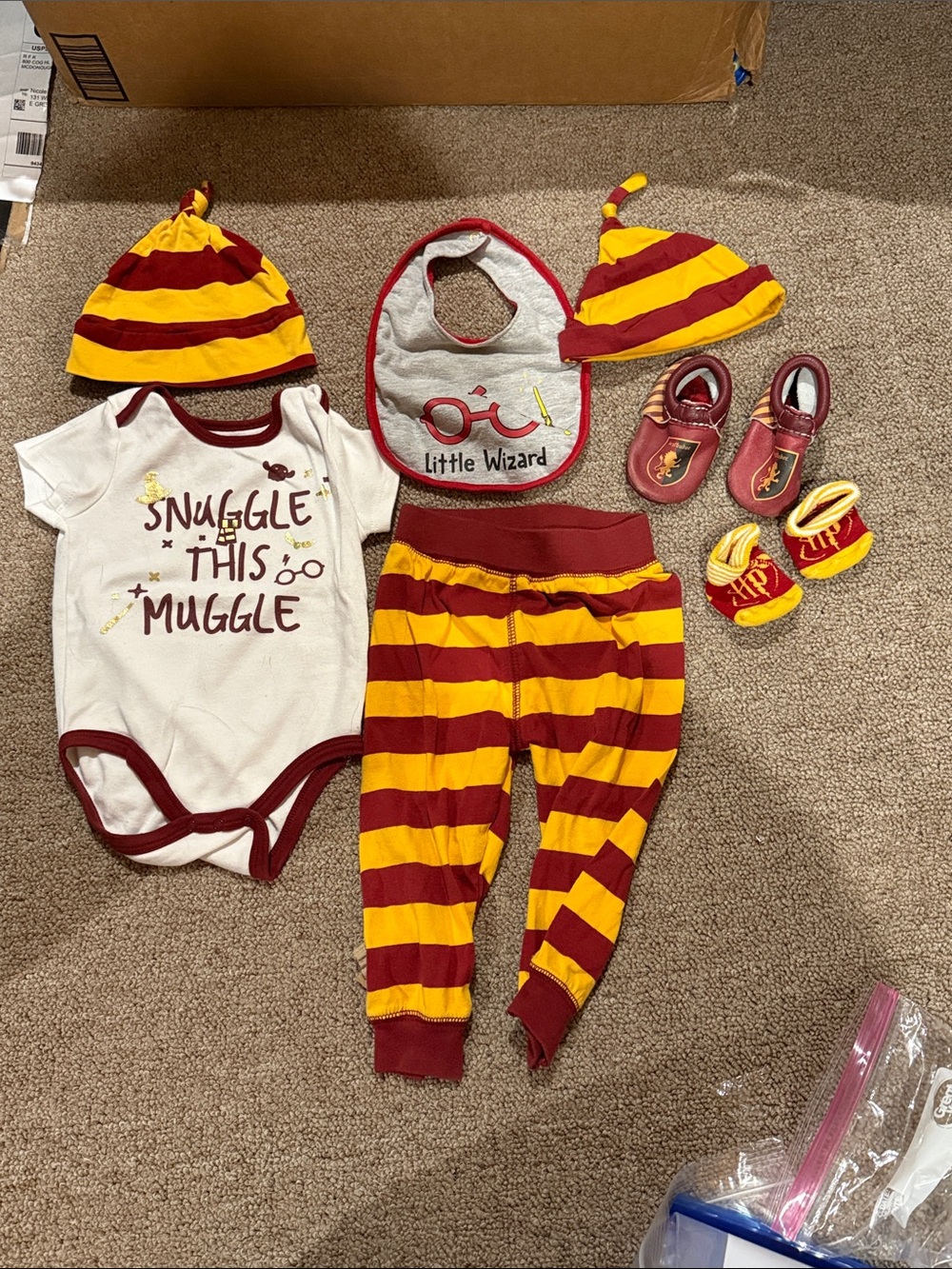 Harry Potter clothes and accessories, variety sizes